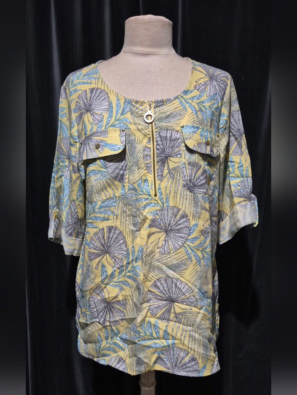 Floral Print Women's Top Linen (Box B)